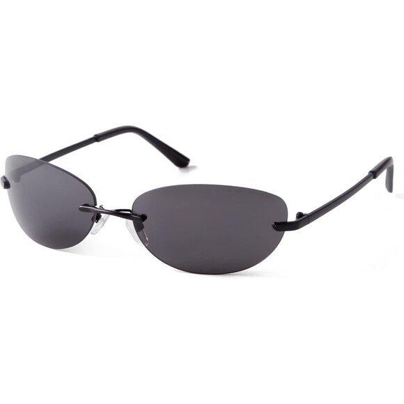 Retro Oval Sunglasses Unisex UV400 Protection Vintage 90s Streetwear main image 8